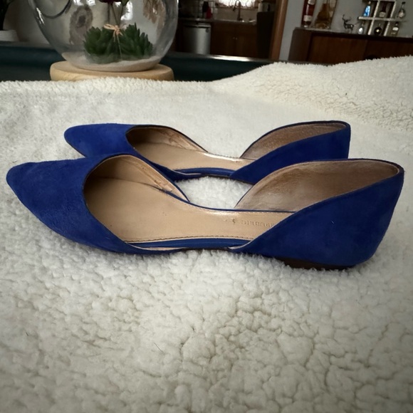Royal Blue Suede Flats - worn but still plenty of wear to go! - Picture 4 of 5